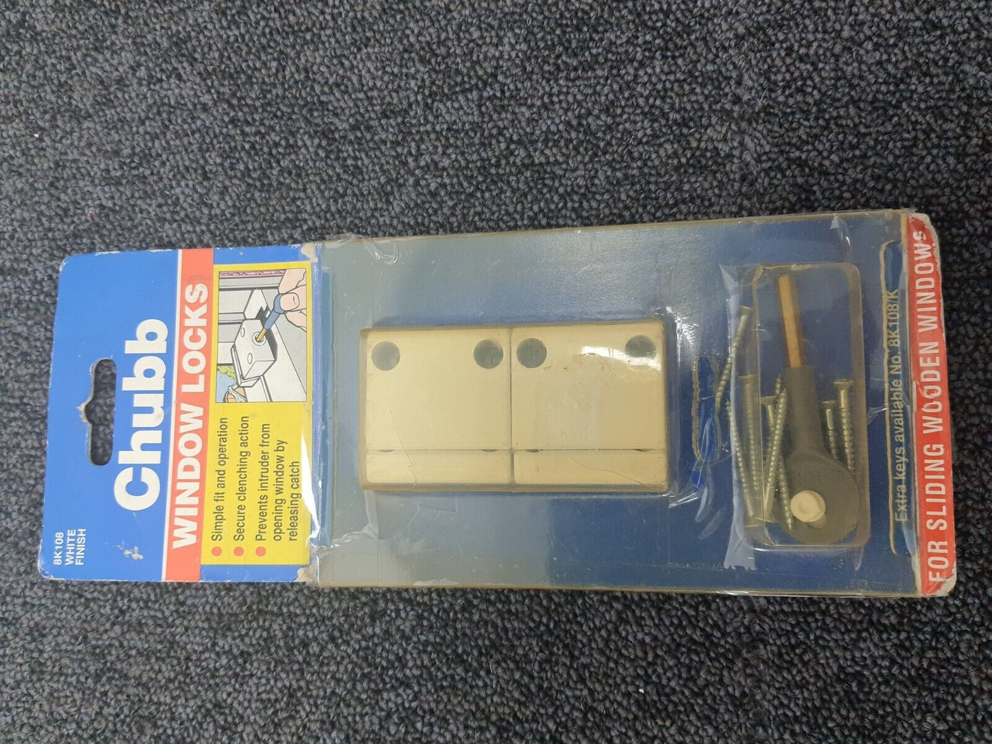 CHUBB 8K108 Sash Window Locks (pack of 2)